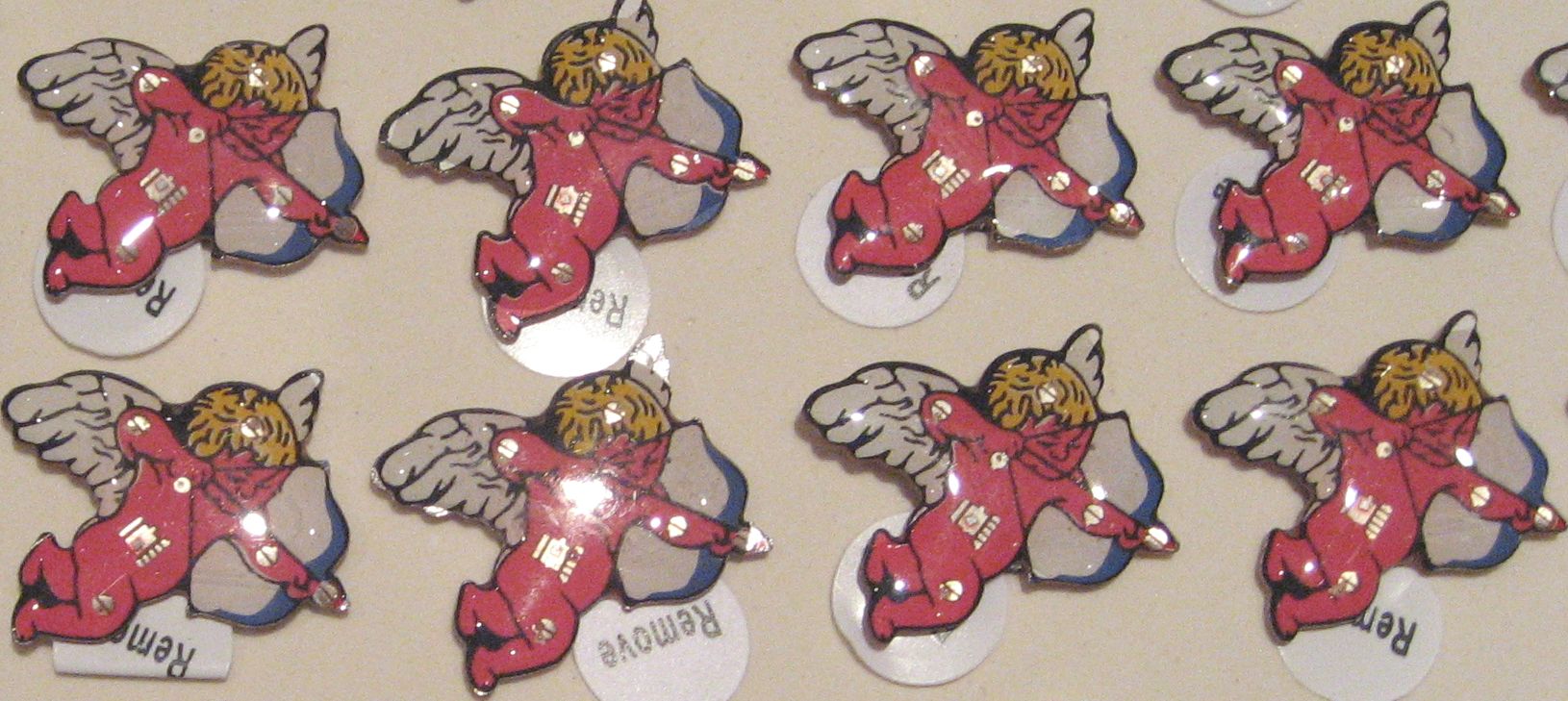 Phantom flashing LED Cupid magnetic pins